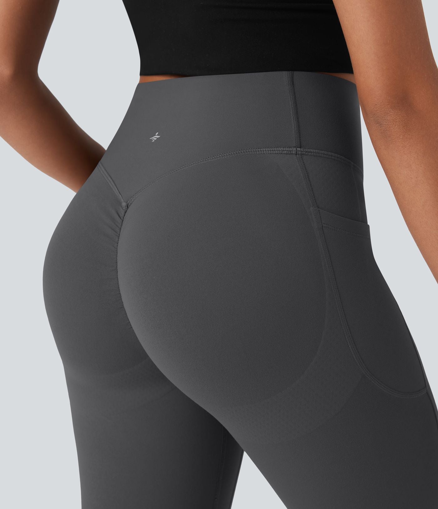 Short cycliste 12,5 cm d'entraînement gainant taille haute avec poches Halara UltraSculpt™