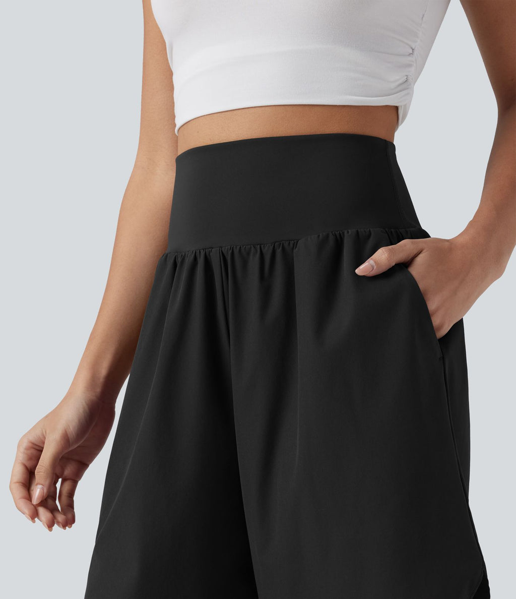 Short resort taille haute gainant séchage rapide avec fentes Breezeful™ et poches