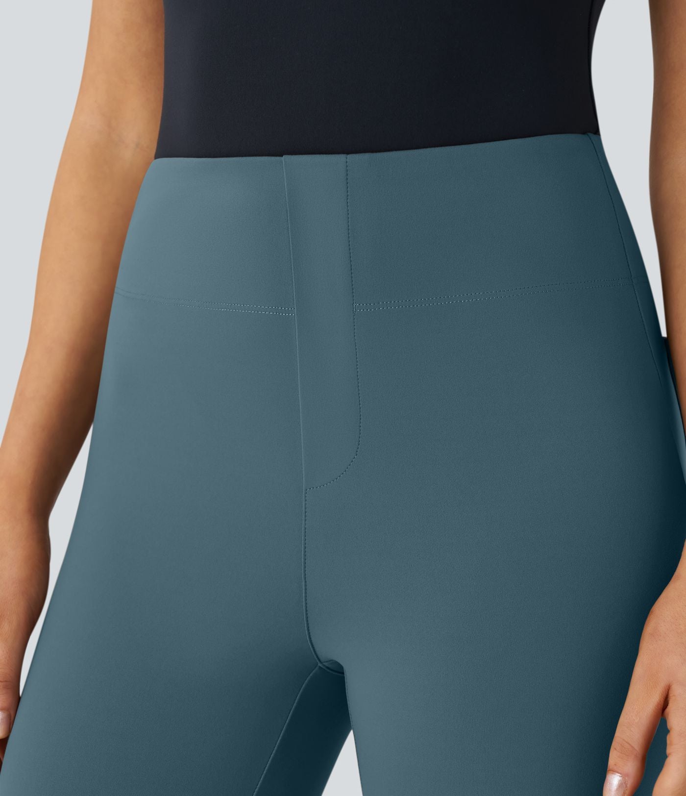 Pantalon tailleur fuselé taille haute Halara Flex™ avec poches