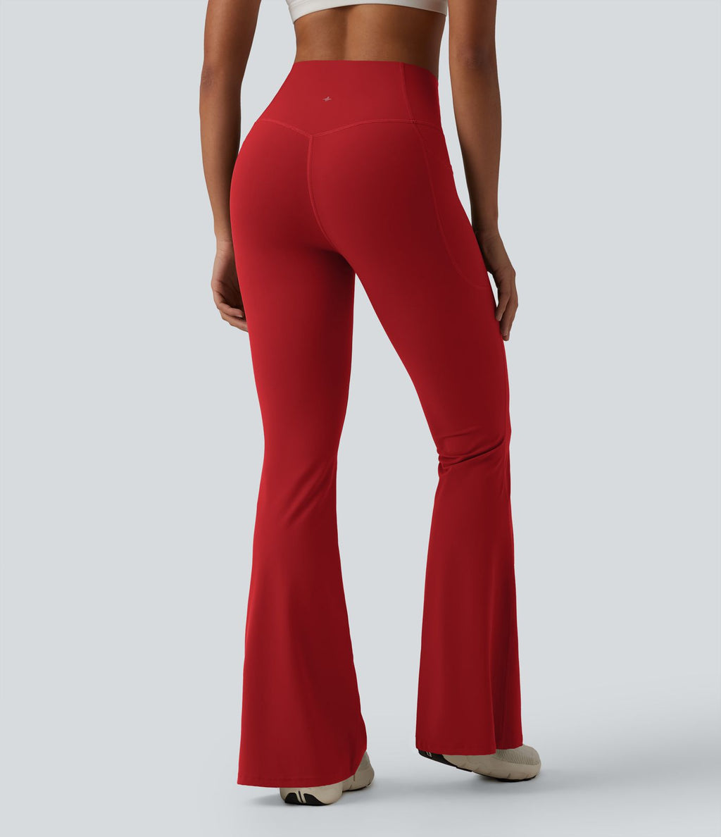 Halara UltraSculpt™ Legging de yoga évasé gainant taille haute avec poches