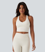 Haut de sport yoga court dos nageur
