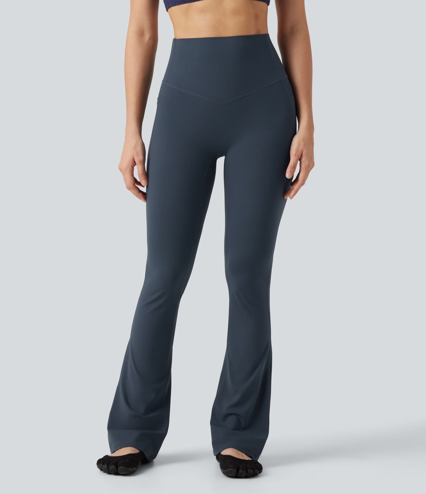 Legging de yoga bootcut Halara UltraSculpt™ taille haute gainant avec poches
