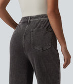 Jean bootcut cargo décontracté Halara Flex™ taille haute avec poches