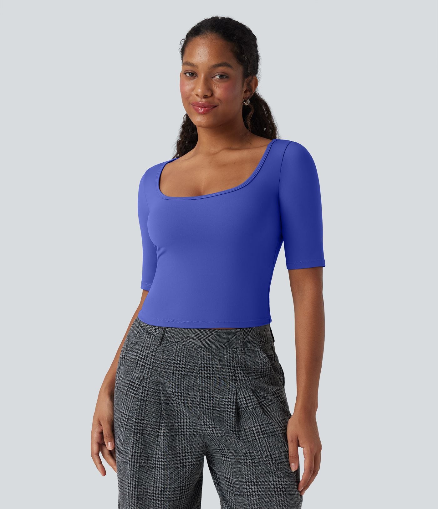 T-shirt de travail SoftlyZero™ Airy encolure arrondie manches courtes effet frais InstantCool