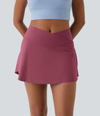 Jupe de tennis mini 2-en-1 quotidienne SoftlyZero™ Airy avec croisement, poche latérale et effet frais InstantCool, Lucid, protection solaire UPF50+