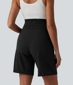 Bermuda de yoga maternité SoftlyZero™ Airy taille très haute effet frais InstantCool avec poches