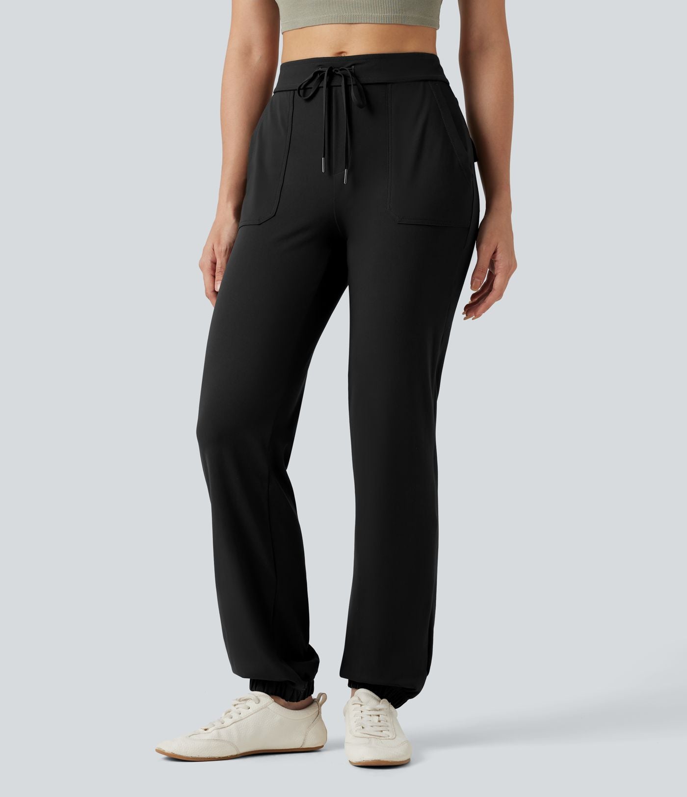 Jogging DayStretch décontracté, taille moyenne, cordon de serrage, à poches