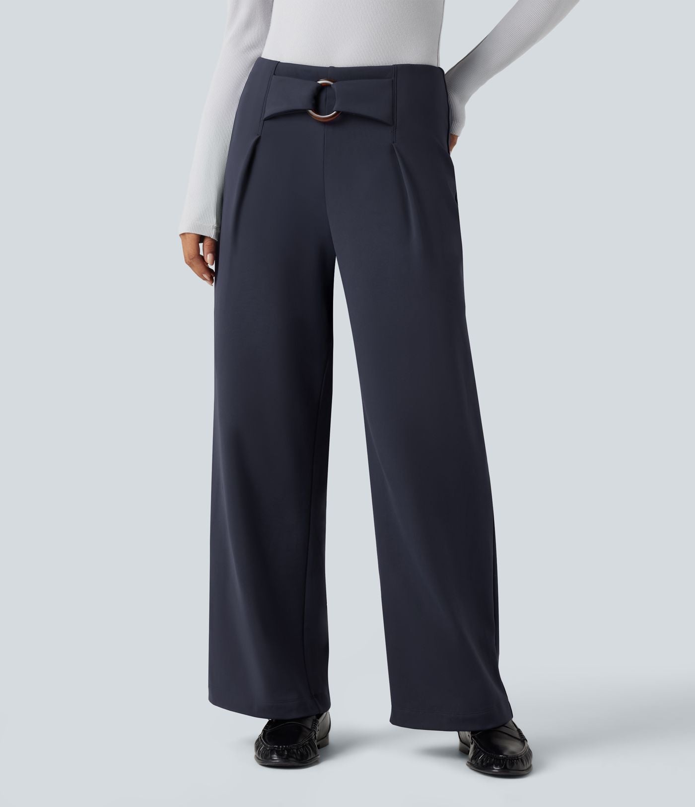Pantalon tailleur thermique SoftlyZero™ Plush coupe droite taille mi-haute avec poches