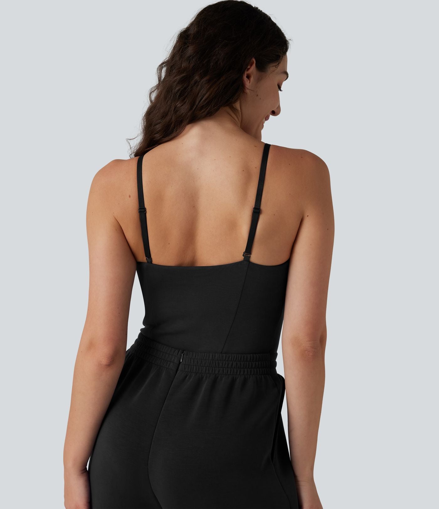 Combinaison Easy Peasy SpacerTek™ décontractée à bretelles amovibles, cordon de serrage, soutien-gorge intégré et poches
