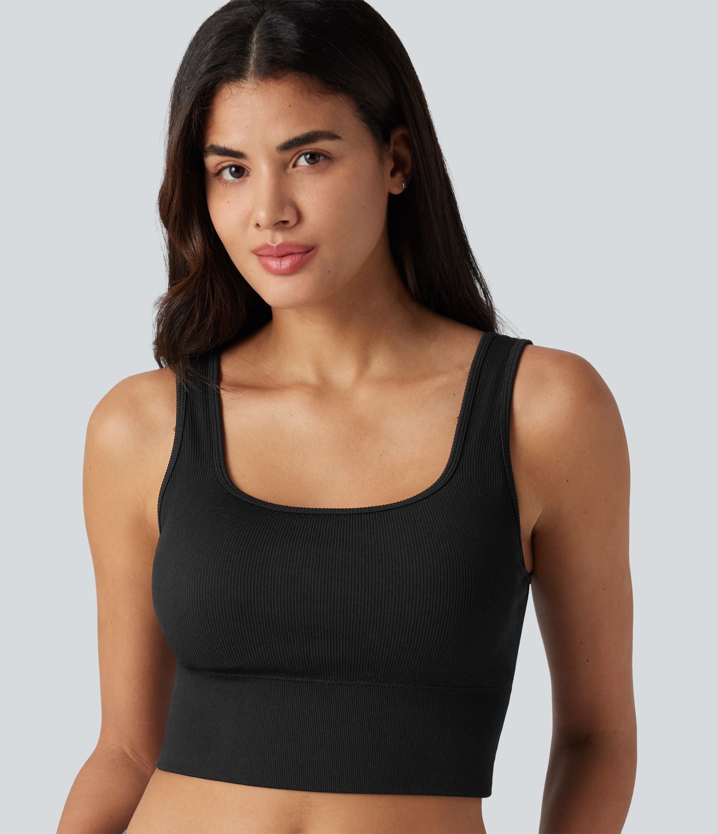 OneForm Débardeur casual sans couture col rond échancré dos en U avec soutien-gorge intégré