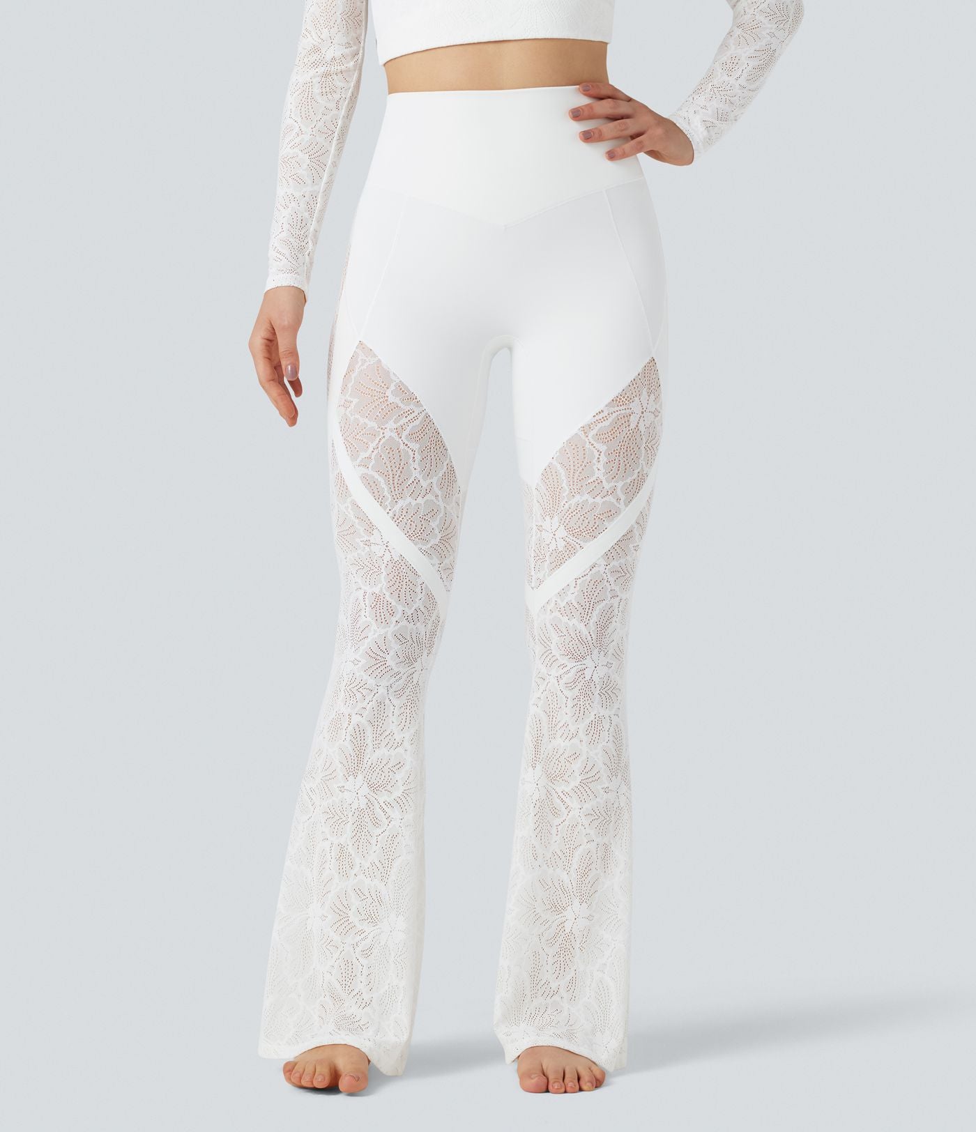 Pantalon de yoga gainant taille haute avec poches Halara UltraSculpt™