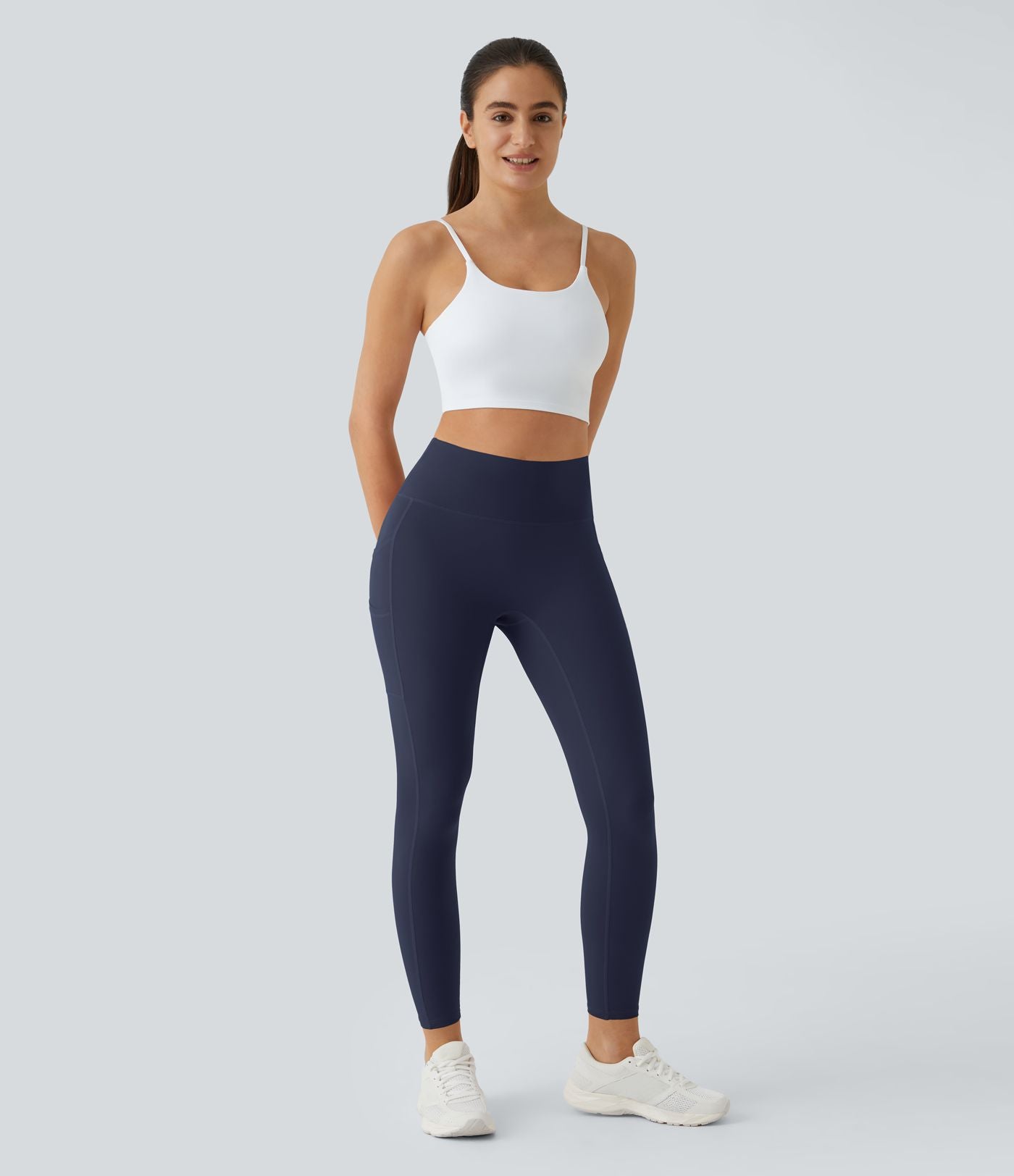 Softlyzero™ Legging Uni Taille Haute Doubles Poches - UPF50+