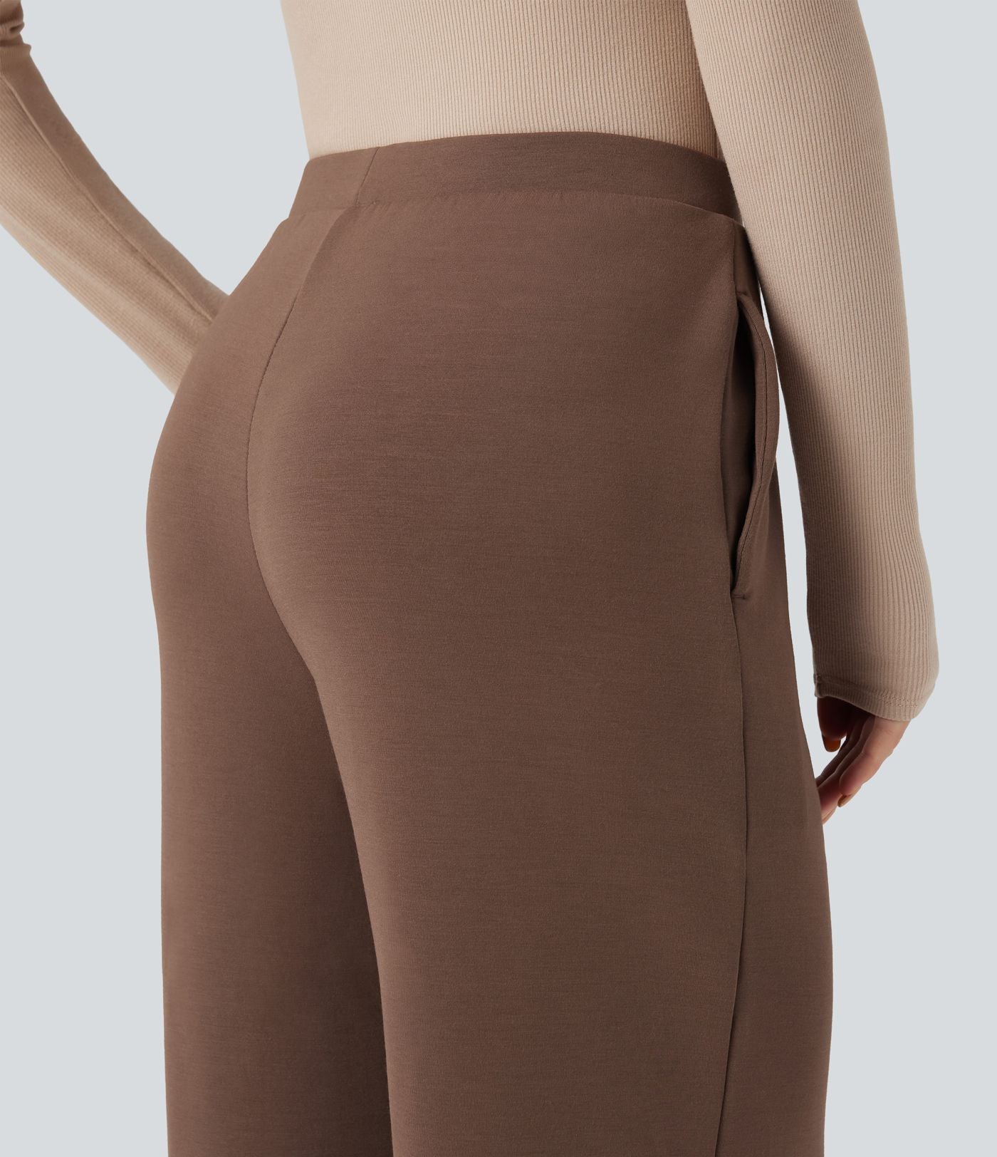 Pantalon de travail SpacerTek™ taille haute, jambe large, avec poches