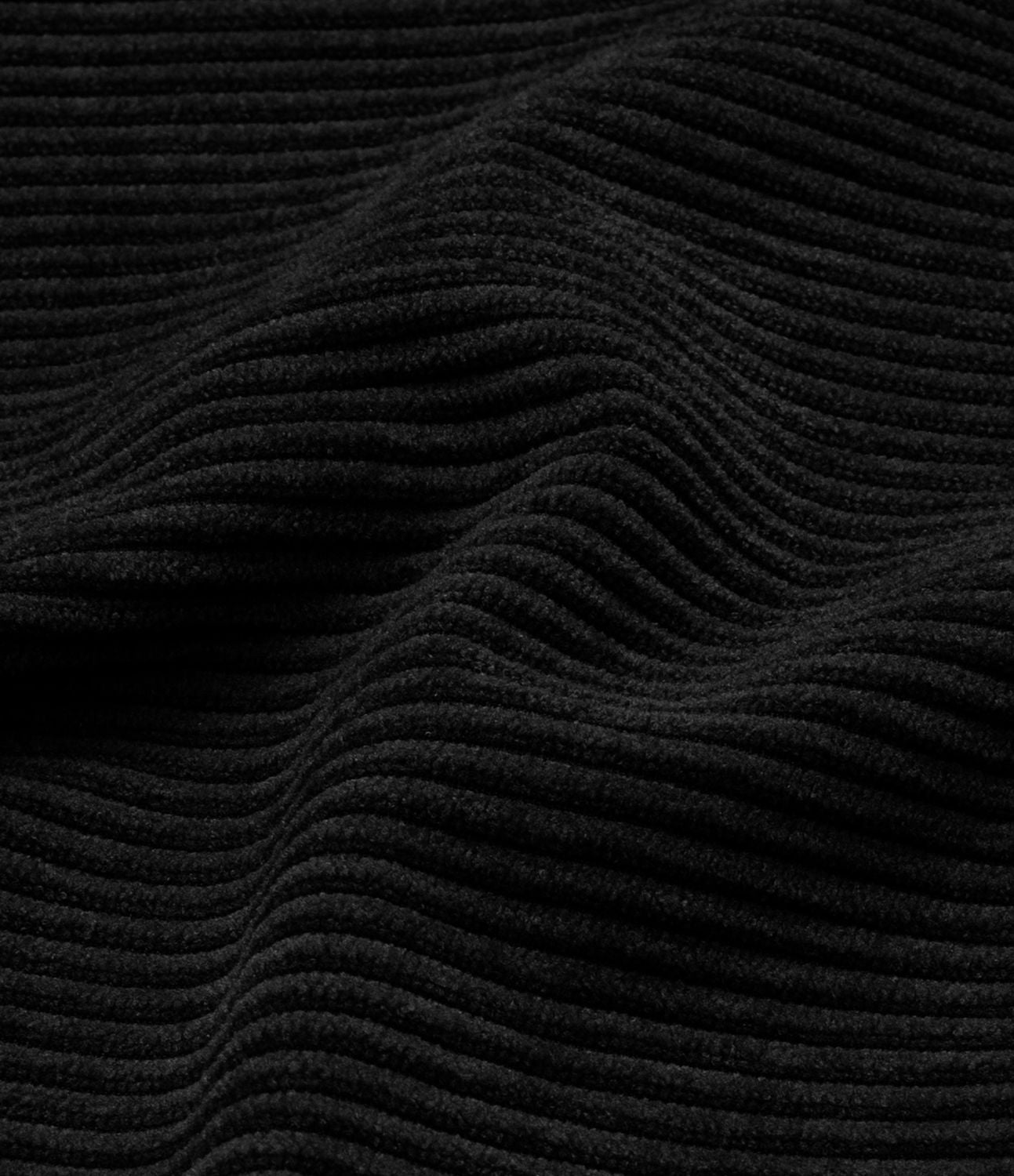 Pantalon en velours côtelé décontracté taille moyenne avec poches latérales