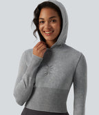 Sweat casual à capuche OneForm sans couture Flow manches longues