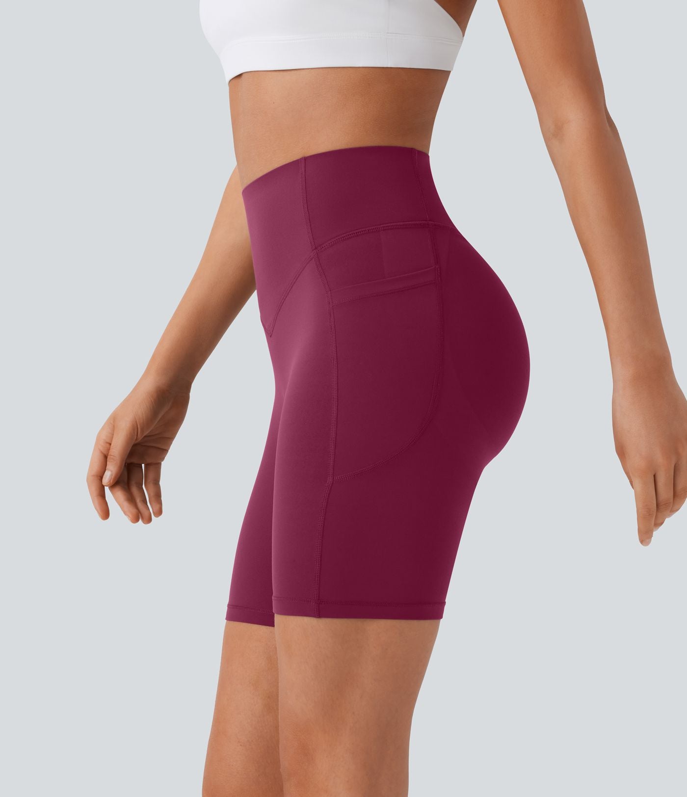 Legging de yoga gainant taille haute chiné à séchage rapide avec poches Halara UltraSculpt™