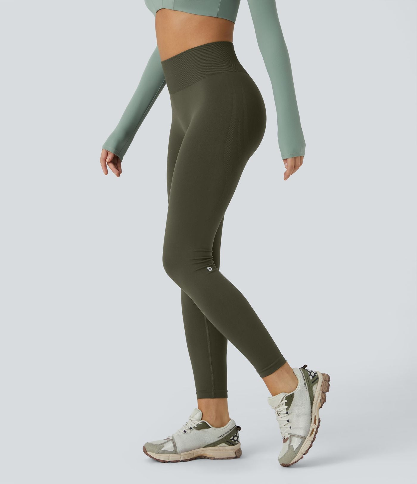 Legging yoga gainant effet push-up taille moyenne sans couture OneForm Seamless Flow