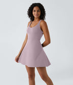 Robe de Danse Sport Mini à Volants Torsadés Dos Nu - Longueur Plus