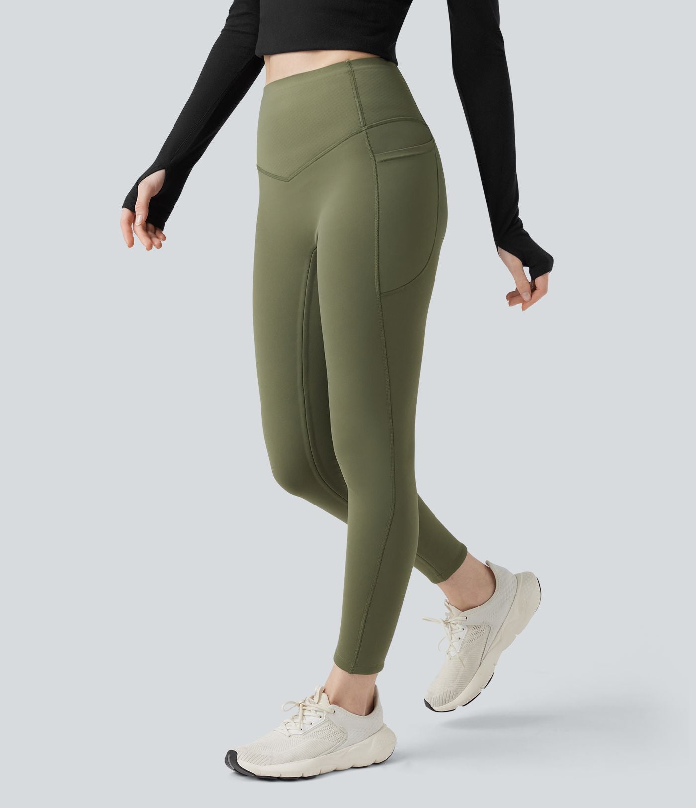 Legging de yoga gainant taille haute extra chaud Halara UltraSculpt™ avec poches
