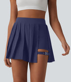 Jupe courte plissée 2-en-1 Breezeful™ taille haute séchage rapide avec poche et boucle ajustable