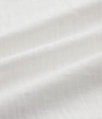 T-shirt casual ample col cœur manches courtes retroussées en coton slub avec poche