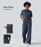 Combinaison courte de travail à manches courtes avec poches - Édition Easy Peasy