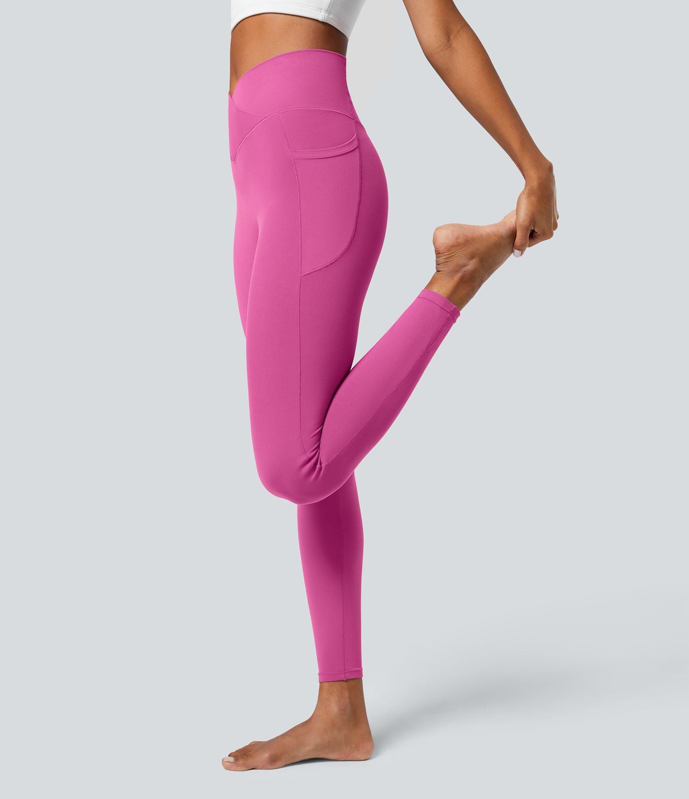 Softlyzero™ Legging Unis Poches Croisées