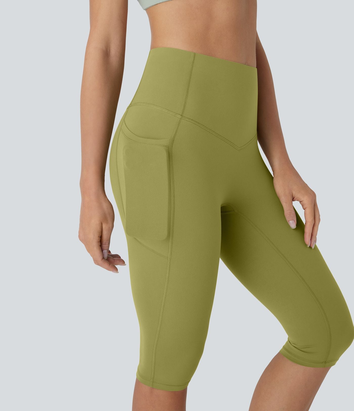 Legging corsaire de yoga gainant taille haute avec poches Halara UltraSculpt™