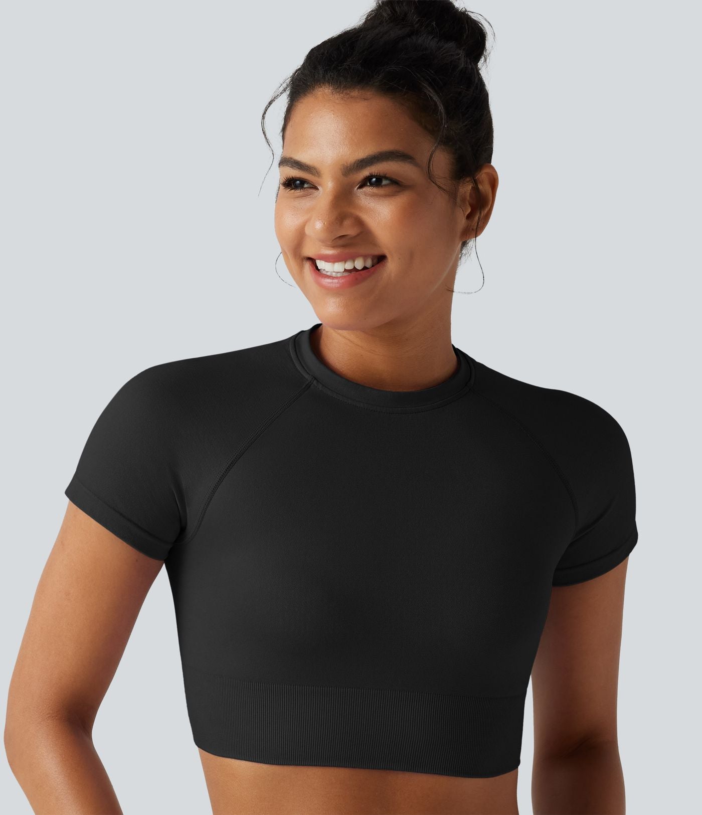 T-shirt décontracté court OneForm Seamless Flow, col rond, manches courtes