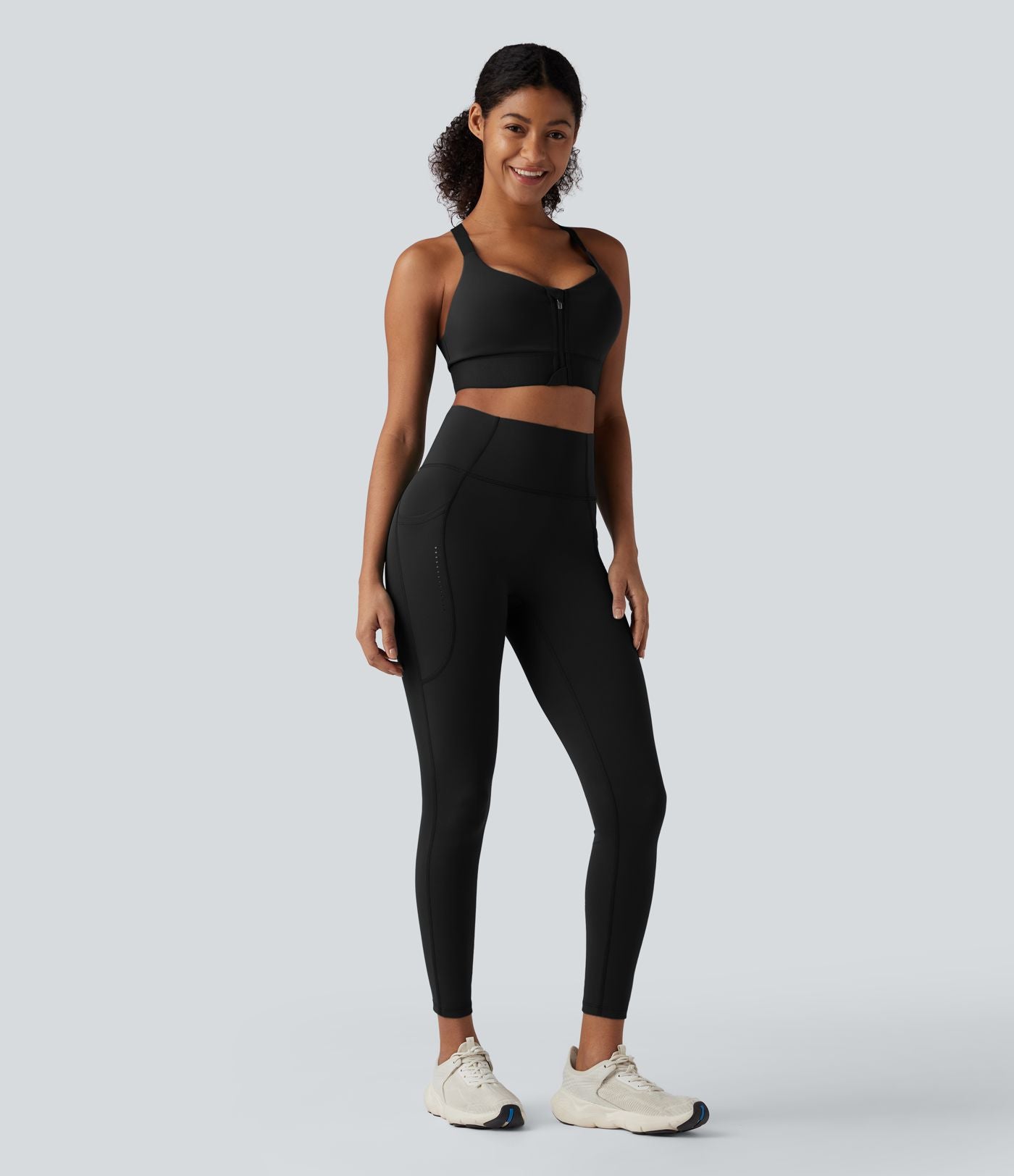 Brassière de sport SpeedWave™ soutien moyen à fermeture éclair et séchage rapide pour running