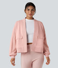 Sweat-shirt oversize manches longues avec poches