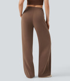 Pantalon décontracté SpacerTek™ droit, taille mi-haute avec cordon de serrage et poches