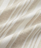 Pantalon casual large rayé taille haute avec poches