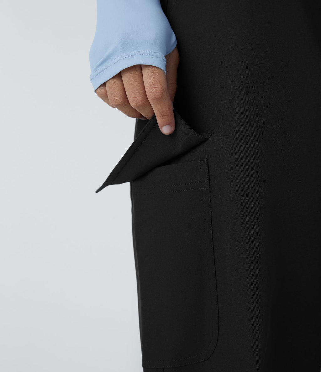 Pantalon cargo de camping déperlant et résistant à l’usure, taille haute, avec poches