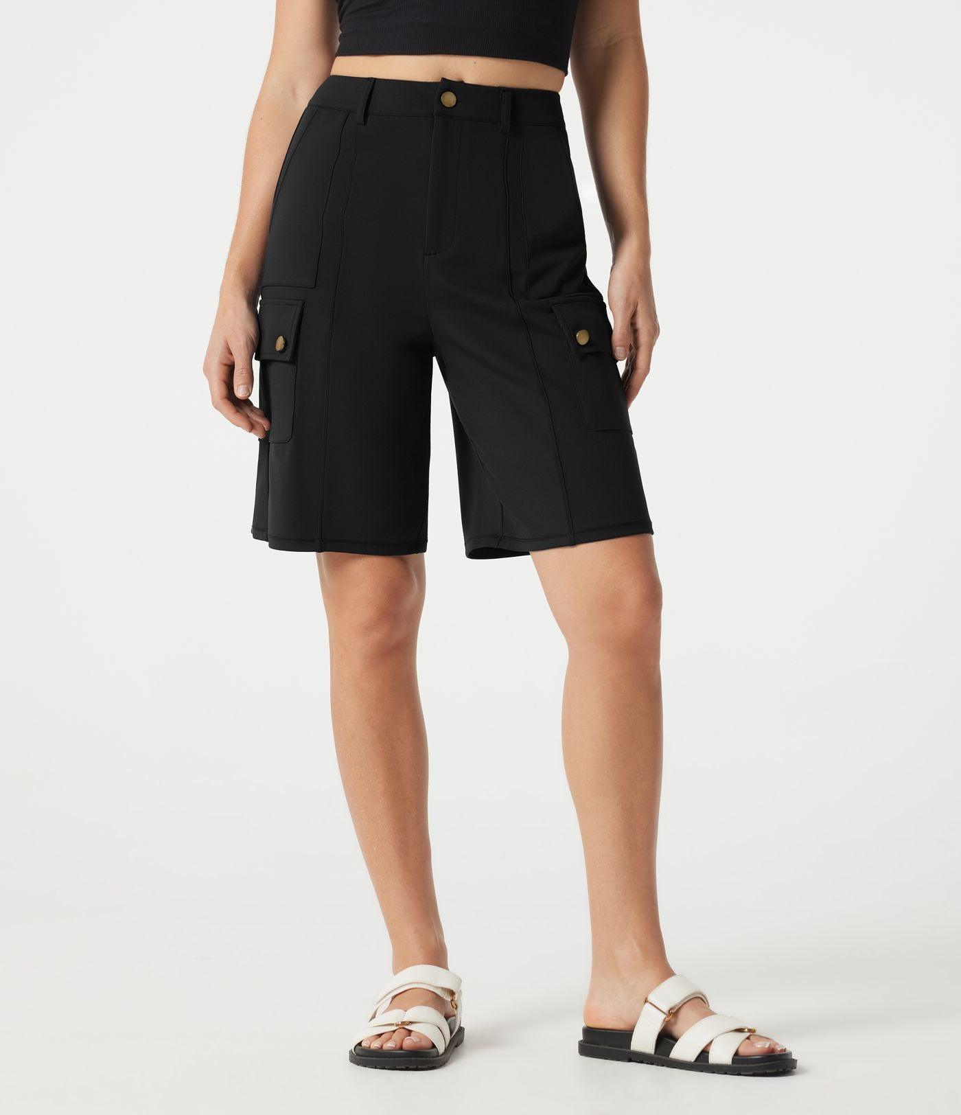 Short tailleur taille haute DayStretch avec poches