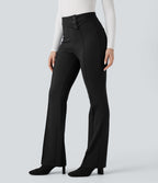 Pantalon tailleur évasé taille haute Halara Flex™ avec poches