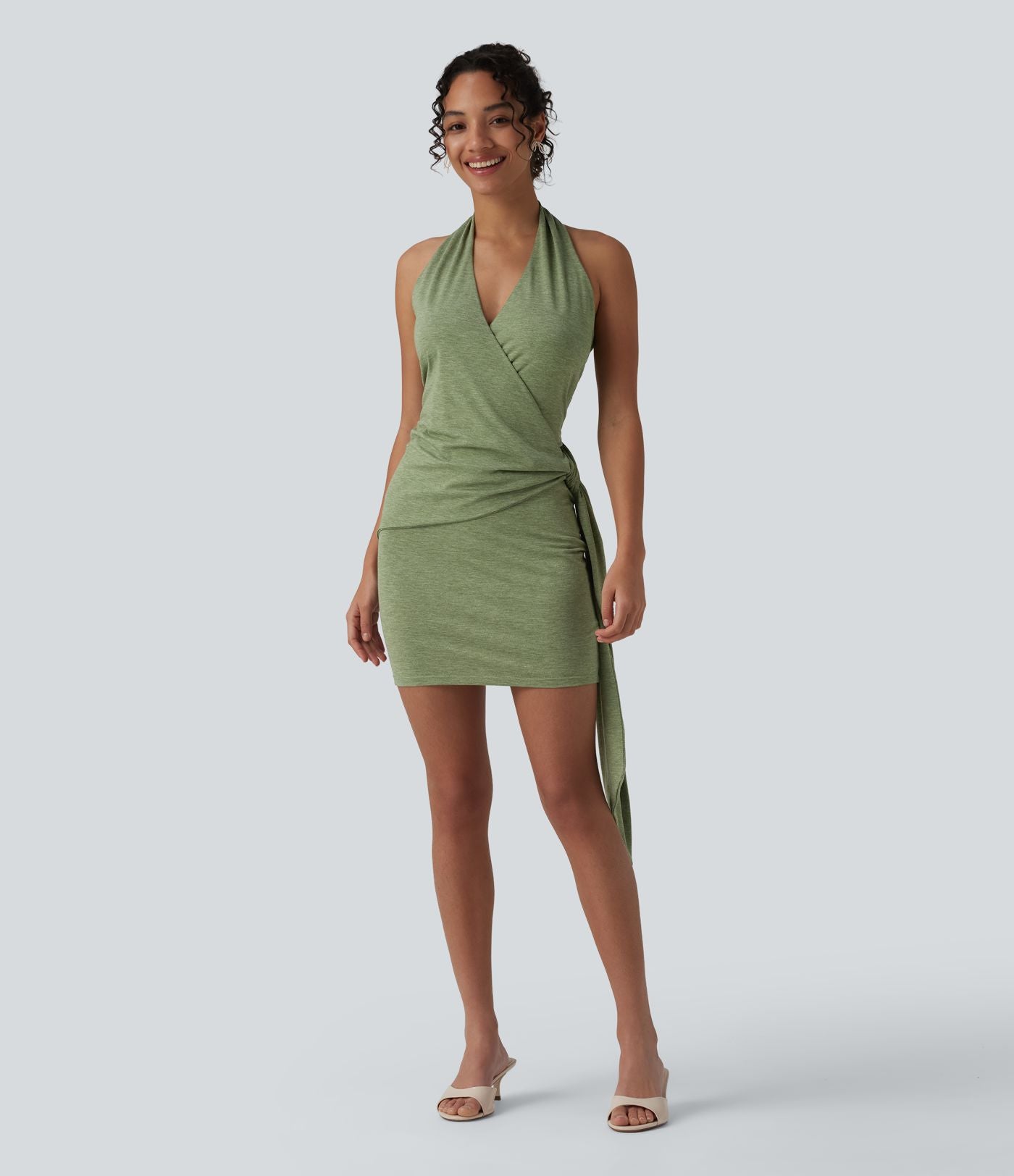 Robe micro mini moulante col licou