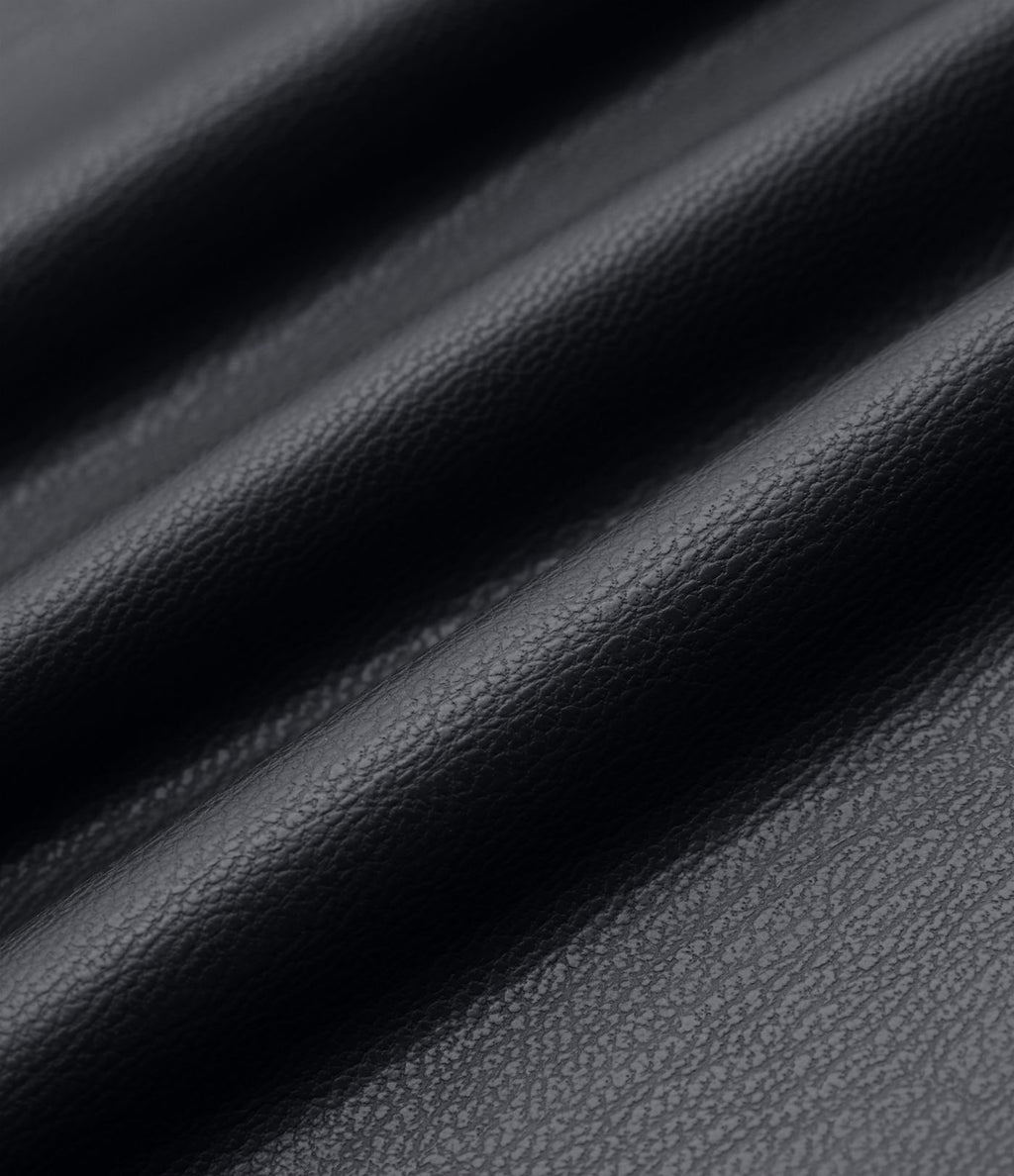 Bermuda décontracté taille mi-haute en PU extensible avec poches 25 cm