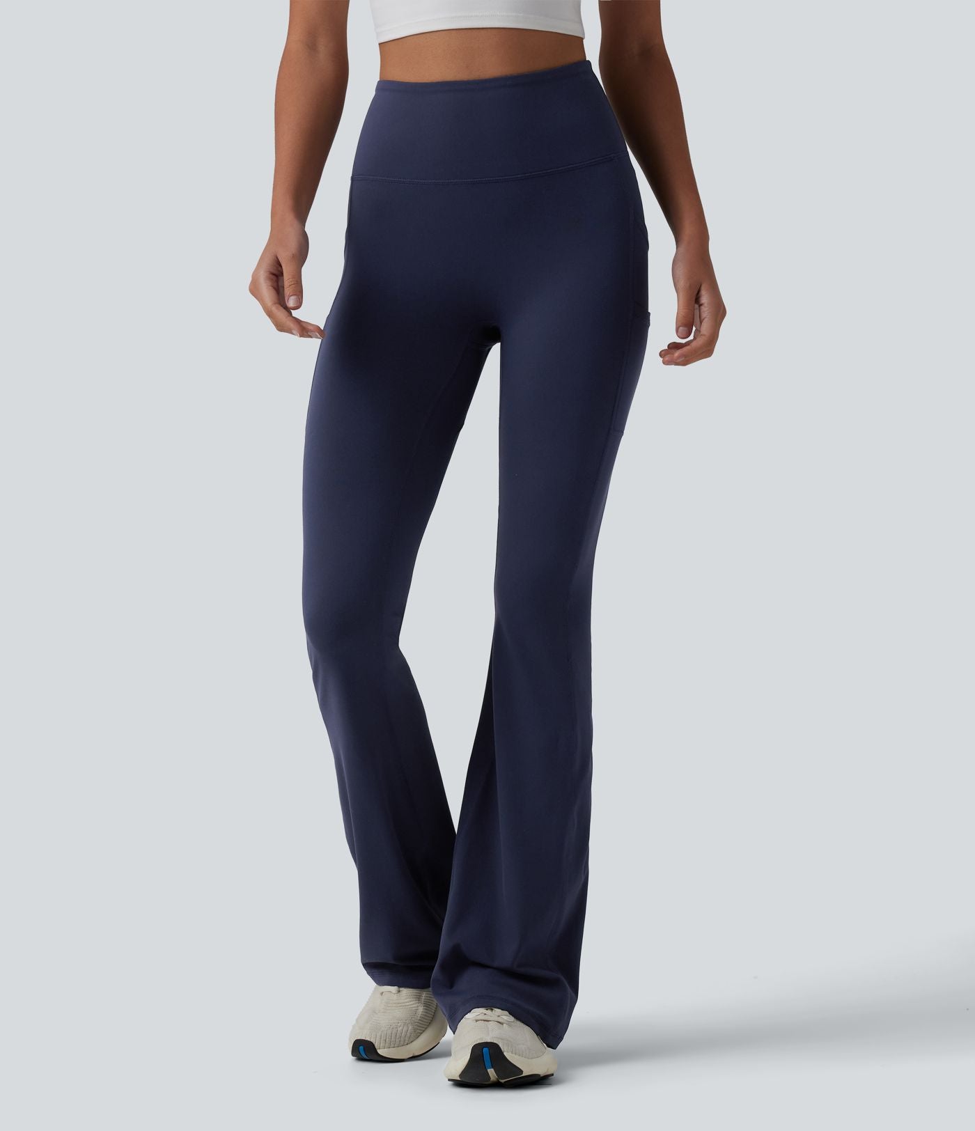 Legging de yoga bootcut SoftlyZero™ taille haute avec poches - UPF50+