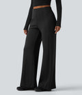 Pantalon casual SpacerTek™ large taille haute avec poches zippées