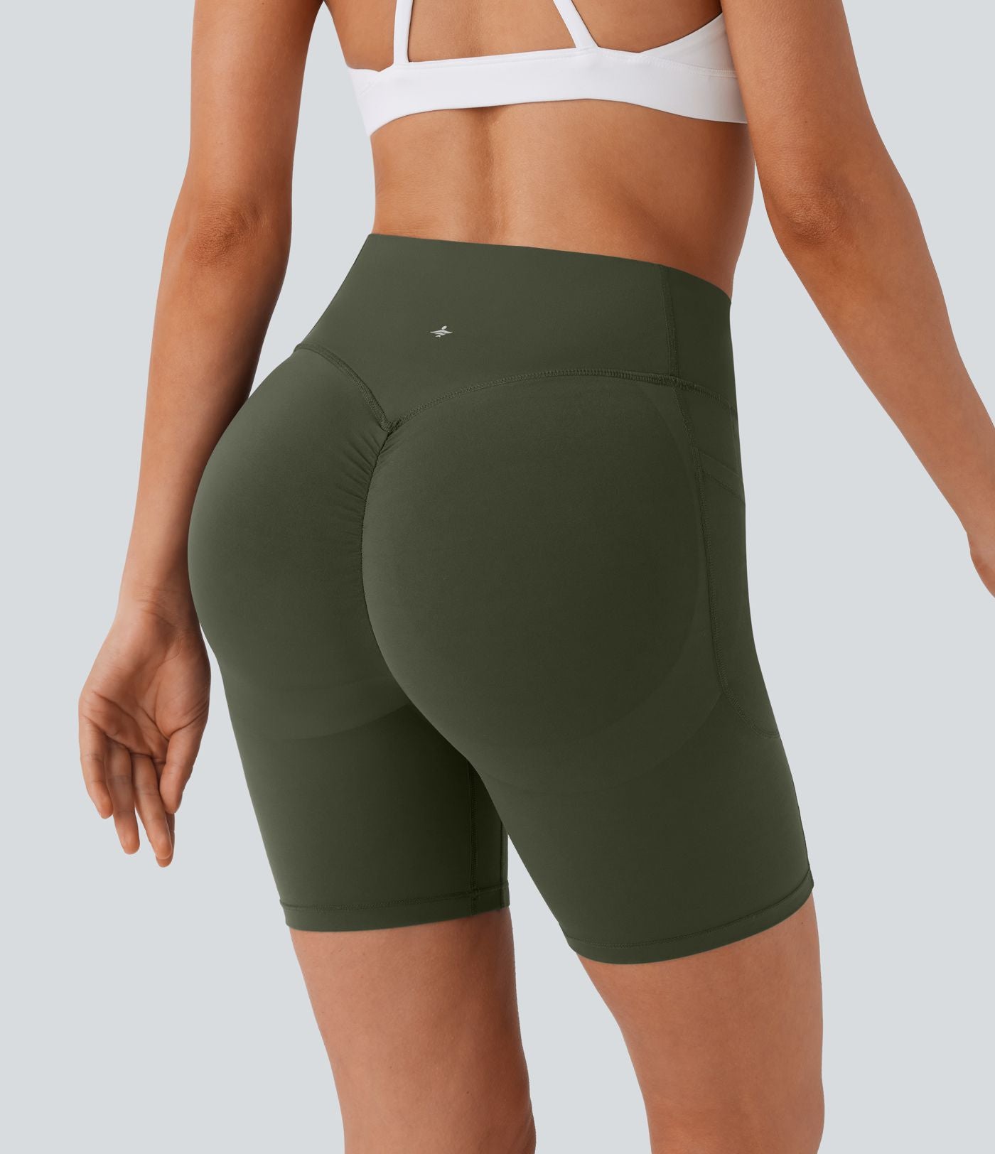 Legging de yoga gainant taille haute chiné à séchage rapide avec poches Halara UltraSculpt™