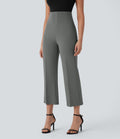 Pantalon de travail court gainant taille haute Halara Flex™ avec poches