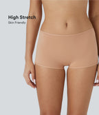 Shorty uni taille basse, très extensible et doux pour la peau