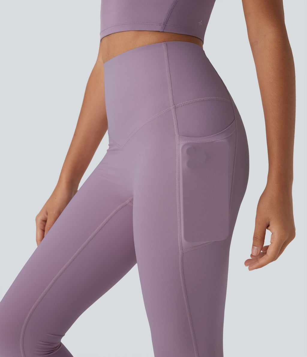 Legging de yoga Halara UltraSculpt™ gainant taille haute effet frais InstantCool et séchage rapide avec poches, protection solaire UPF50+