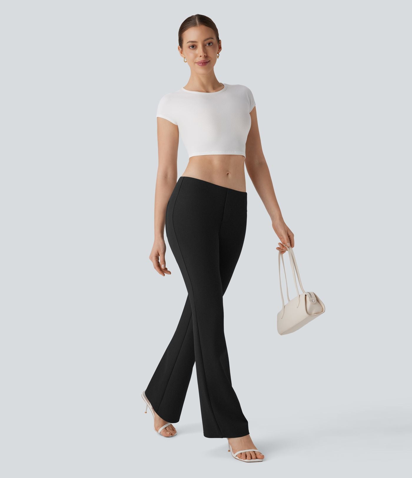 Pantalon taille basse avec poches