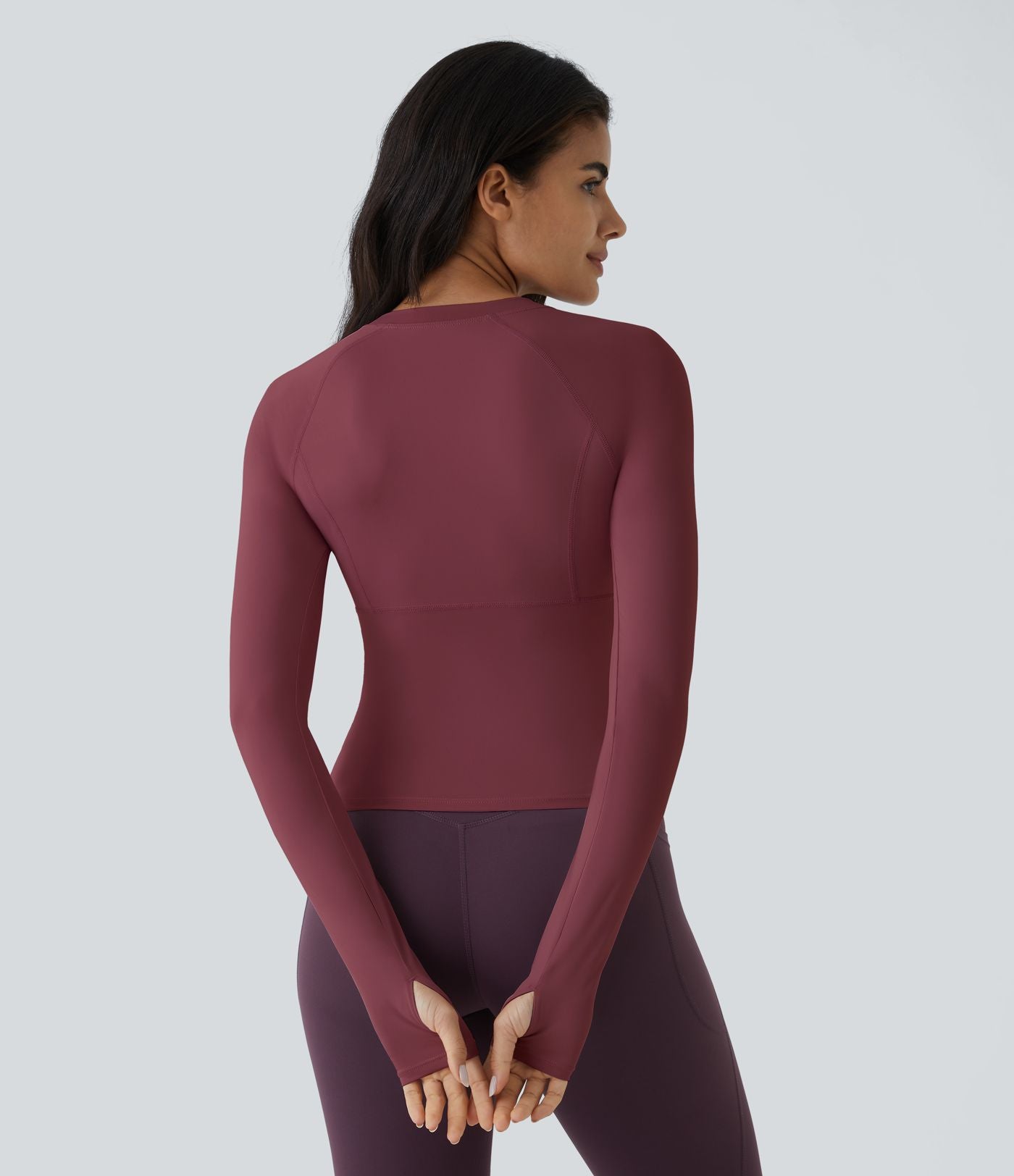 Top Sport Yoga Uni Trous pour les Pouce