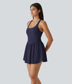 Robe de sport mini 2-en-1 Breezeful™ corset fluide séchage rapide avec poche padel/pickleball A-C