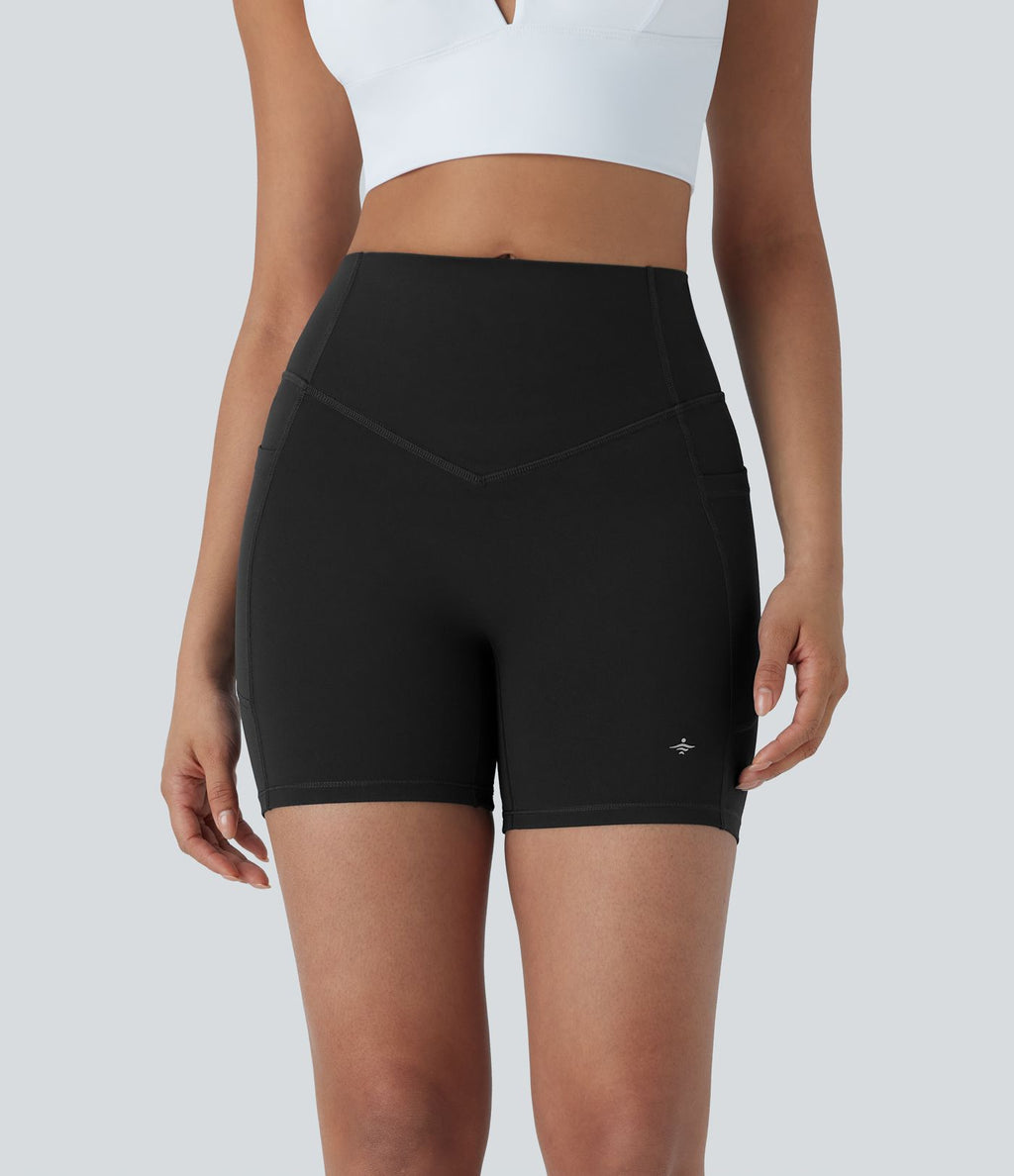 Legging d'entraînement gainant taille haute avec poches Halara UltraSculpt™