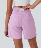 Short de yoga SoftlyZero™ Airy 2-en-1 taille très haute avec poches et effet frais InstantCool 17,5 cm