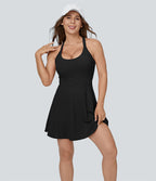 Robe de sport danse mini évasée E-G